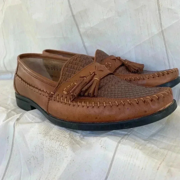 NUNN BUSH Leather Dress Tassel Loafers Slip-On Shoes Size 8.5 - Picture 7 of 11